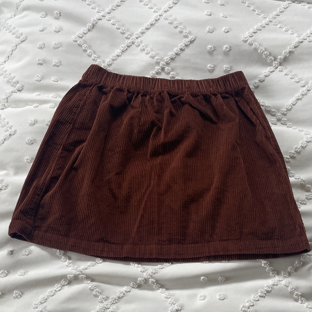 American Eagle Outfitters Dark Brown Mini Skirt